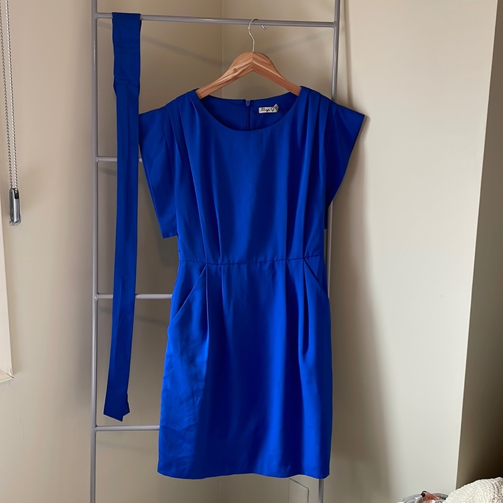Blue shift dress/ size 2